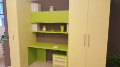 composizione con letto slide L 290 con armadio e scrivania