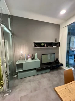 Composizione per il living modello Lampo di Sangiacomo a prezzo scontato