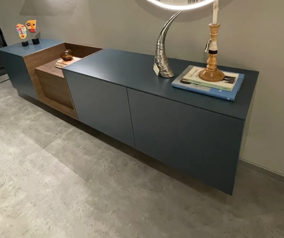 Composizione per il living modello Giro giro di Novamobili in Offerta Outlet