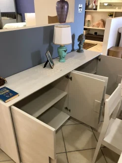 Composizione per il living modello Unikawood  di Fratelli mirandola a prezzo scontato