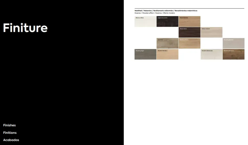 Composizione per il living modello Sm021 di Imab in Offerta Outlet