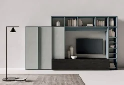 Composizione per il living modello Orme day 123 di Orme in Offerta Outlet