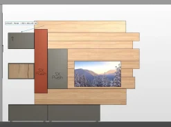 Composizione per il living modello Living  di Orme a prezzo scontato