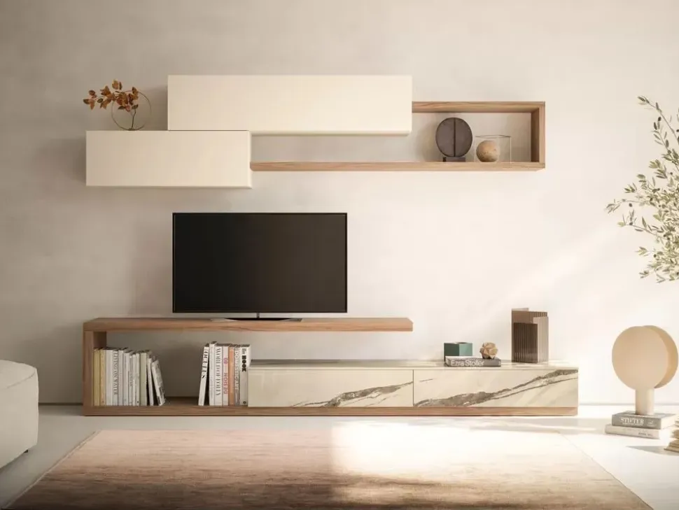 Composizione per il soggiorno modello 06 di Artigianale a prezzo scontato