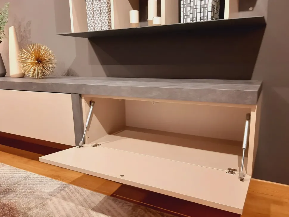 Composizione per il soggiorno modello Momenti di Febal a prezzo scontato