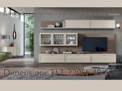 Composizione per la zona giorno modello Gardenia di Maronese acf a prezzo Outlet