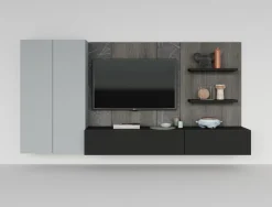 Composizione per la zona giorno modello Skyline di Astor mobili a prezzo Outlet