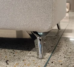 Con penisola Md work Divano pronta consegna in fibralatex PREZZI OUTLET sconto 40%