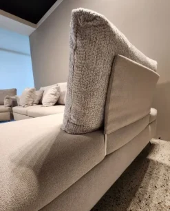 Con penisola Md work Divano pronta consegna in fibralatex PREZZI OUTLET sconto 40%