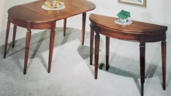 Consolle allungabile in legno Tavolo consolle art. 443n Artigianale in Offerta Outlet