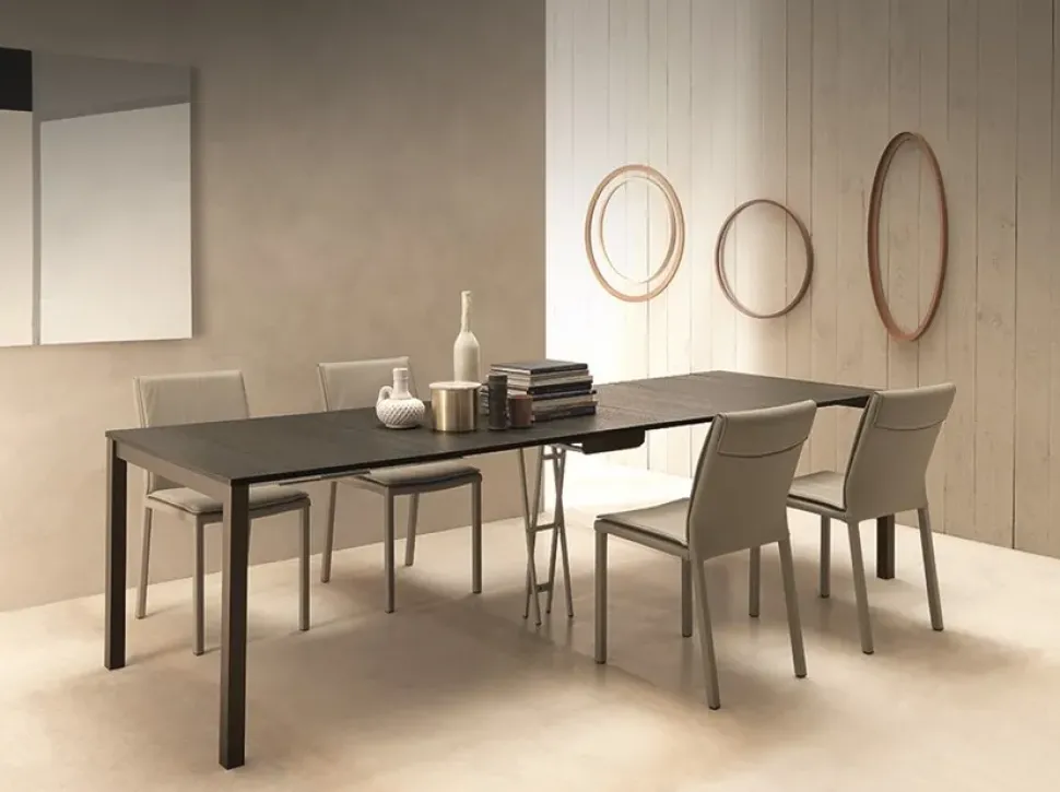 Consolle allungabile Quad Altacom in legno a prezzo Outlet