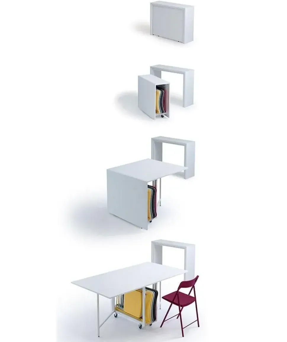 Consolle modello Archimede + 6 sedie Pezzani scontata del 10%