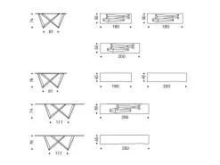 Consolle modello Westin Cattelan italia scontata del 30%