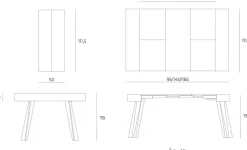 Consolle scontata modello Panache' di Easyline a prezzo riservato