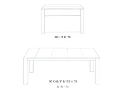 Consolle Slimmy Easyline in stile design scontata