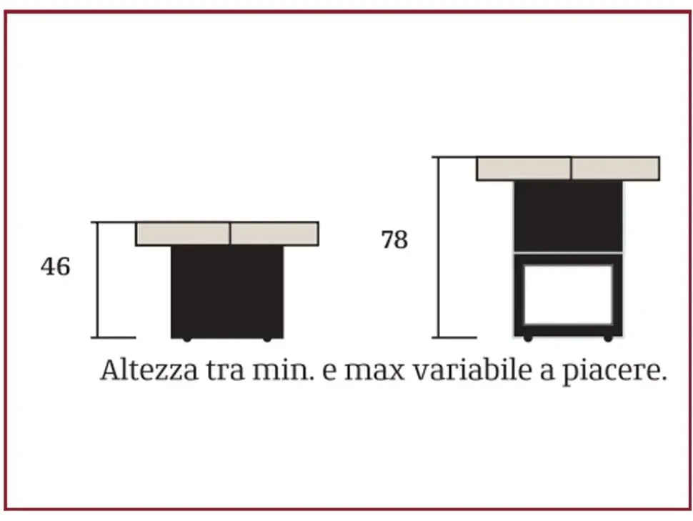 Consolle Smart ht 60 Artigianmobili in stile design in Offerta Outlet