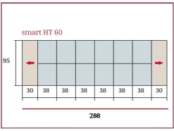 Consolle Smart ht 60 Artigianmobili in stile design in Offerta Outlet