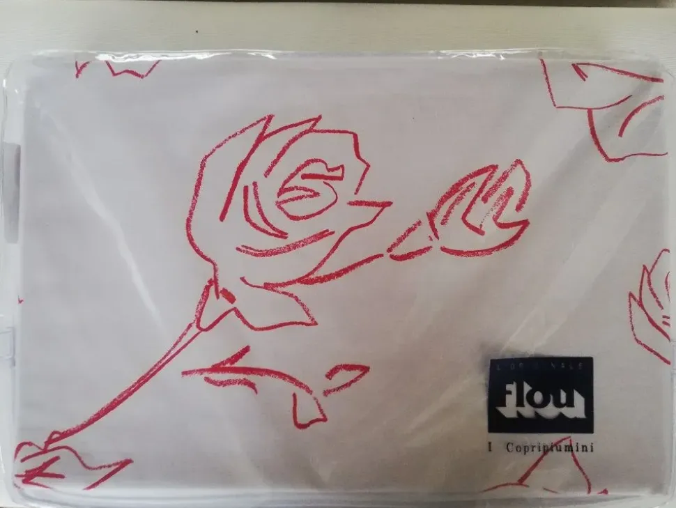 Copripiumini Charme rosso in Cotone di Flou a prezzi scontati