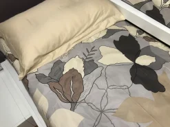 Copripiumini Corolle ecru in Cotone di Flou a prezzi davvero convenienti