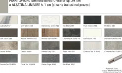 Crea una cucina moderna lineare con Arrex Composizione 255.
