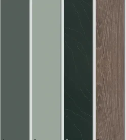 Cucina a PREZZI OUTLET in laminato opaco Ar-due -25%