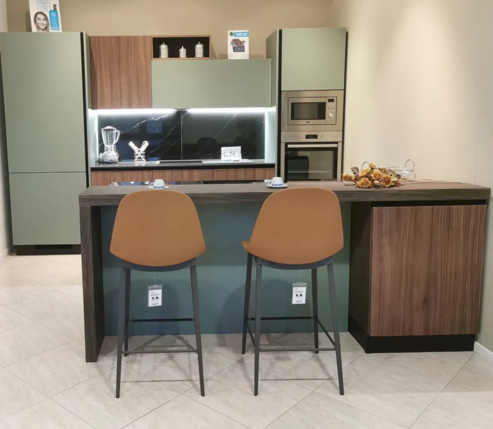 Cucina a PREZZI OUTLET in polimerico opaco Home cucine -40%