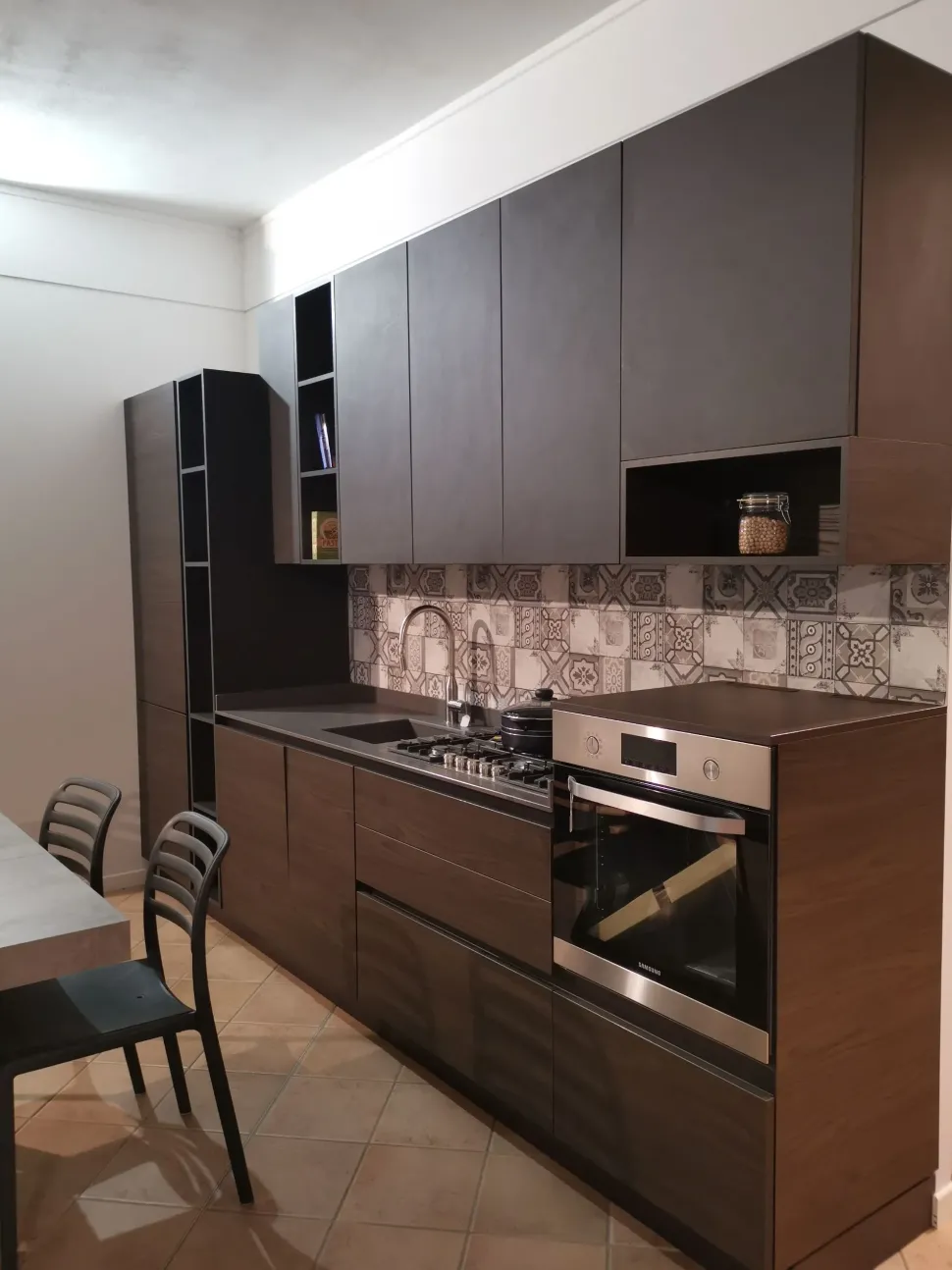 Cucina a PREZZI OUTLET in laminato materico Ar-tre -61%