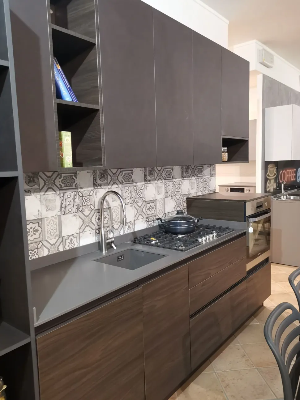 Cucina a PREZZI OUTLET in laminato materico Ar-tre -61%