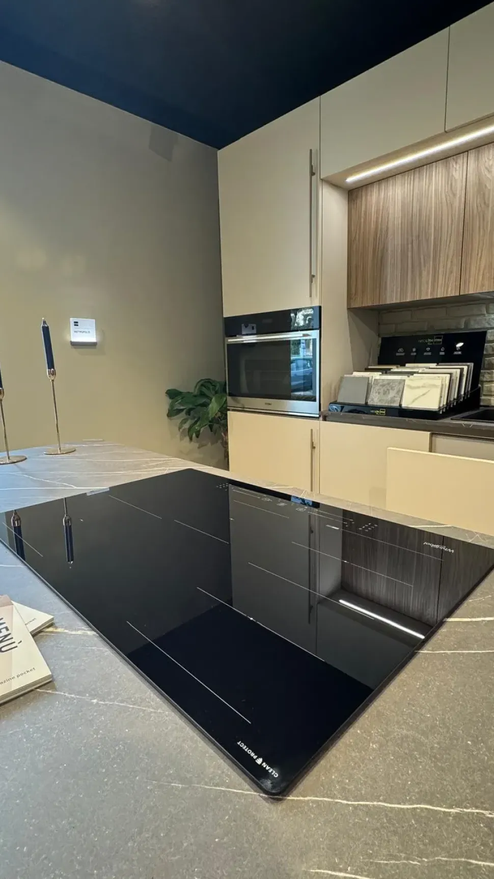 Cucina a PREZZI OUTLET in laminato materico Stosa -40%