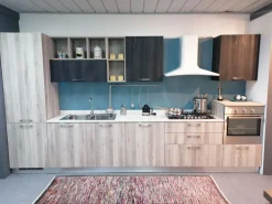 Cucina a PREZZI OUTLET in laminato materico Home cucine -49%