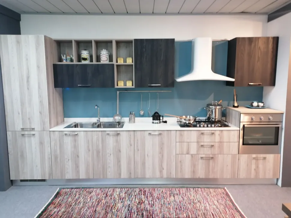 Cucina a PREZZI OUTLET in laminato materico Home cucine -49%