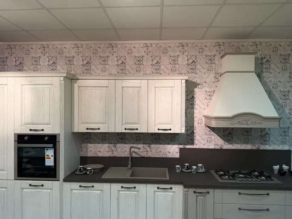 Cucina a PREZZI OUTLET in legno Arrex -30%