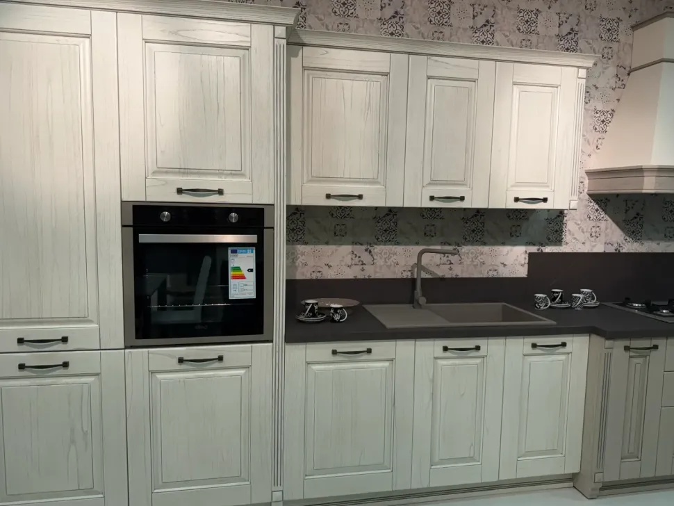 Cucina a PREZZI OUTLET in legno Arrex -30%