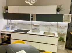 Cucina a PREZZI OUTLET in laminato opaco Creo -31%