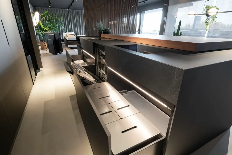 Cucina a PREZZI OUTLET in hpl Collezione esclusiva -69%