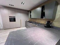 Cucina a PREZZI OUTLET in laminato materico Scavolini -51%