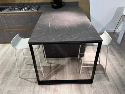 Cucina a PREZZI OUTLET in laminato materico Scavolini -51%