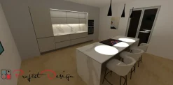 Cucina a PREZZI OUTLET in laminato opaco Arredo3 -58%