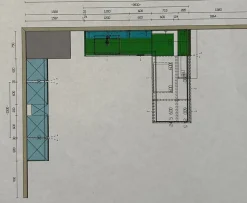 Cucina a PREZZI OUTLET in laminato materico Ernestomeda -50%