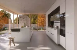 Cucina a PREZZI OUTLET in laminato opaco Ar-due -30%