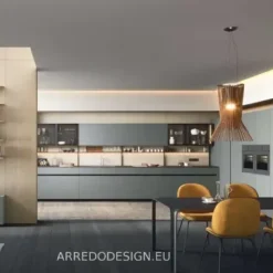 Cucina a PREZZI OUTLET in laminato materico Dibiesse -30%