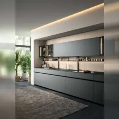 Cucina a PREZZI OUTLET in laminato materico Dibiesse -30%