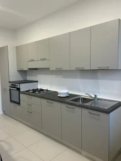 Cucina a PREZZI OUTLET in laminato materico Lube cucine -54%