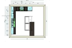 Cucina a PREZZI OUTLET in laccato lucido Arredo3 -59%
