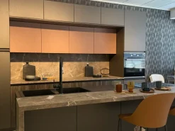 Cucina a PREZZI OUTLET in laminato materico Arrex -30%