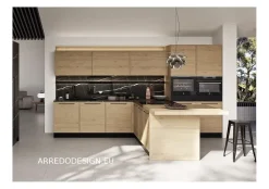Cucina a PREZZI OUTLET in legno Ar-due -30%