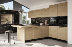Cucina a PREZZI OUTLET in legno Ar-due -30%