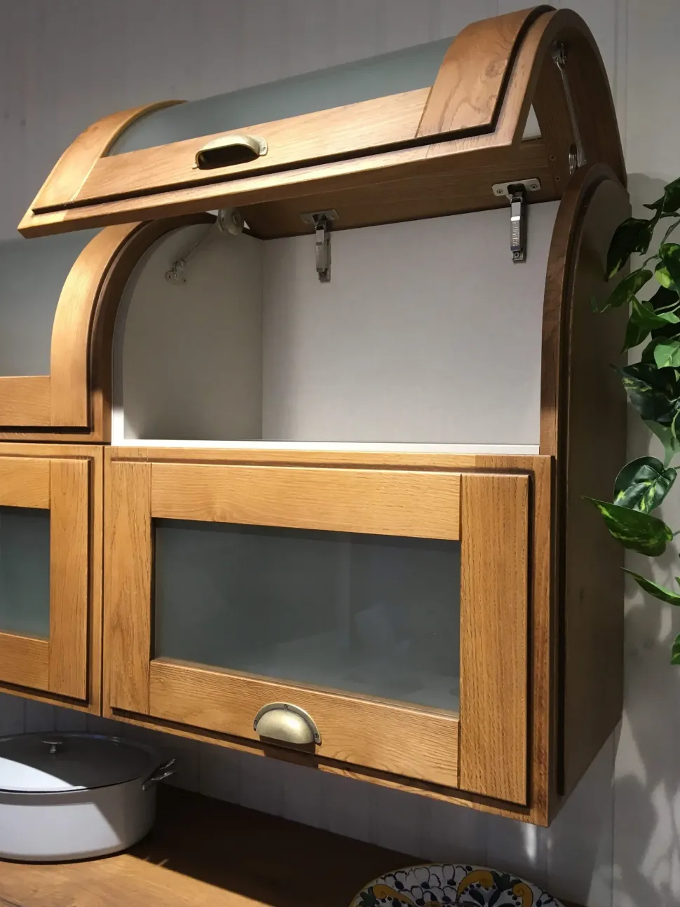 Cucina a prezzo ribassato ad angolo inglese Cucina scavolini favilla laccata opaco tortora Scavolini