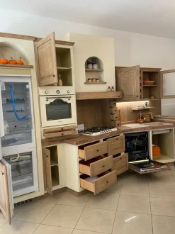 Cucina a prezzo ribassato lineare provenzale Paolina gianduia Zappalorto