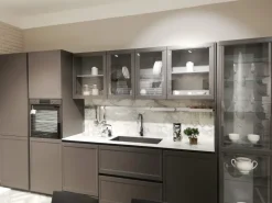 Cucina a prezzo ribassato con isola moderna Flavour neck Lube cucine